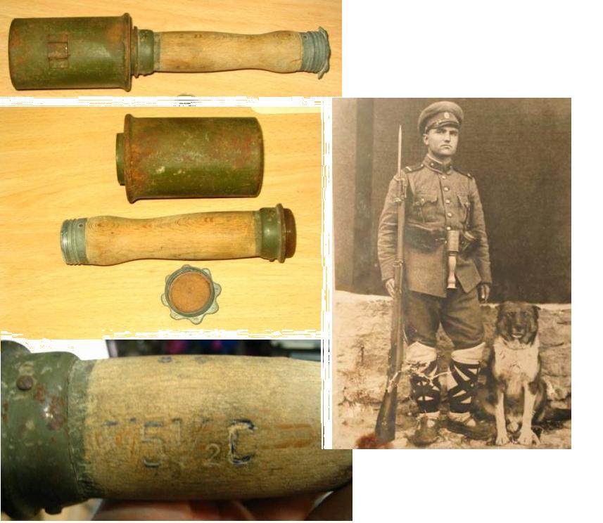 Bulgarian WW2 Stick Grenade 1943